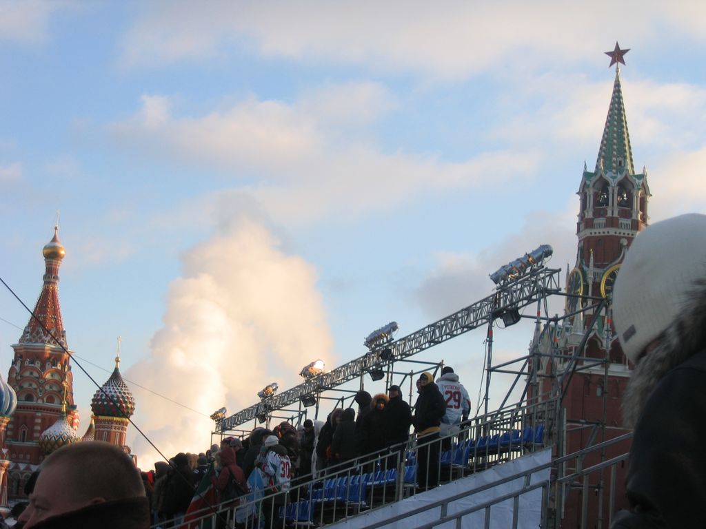 Матч звёзд КХЛ на Красной площади