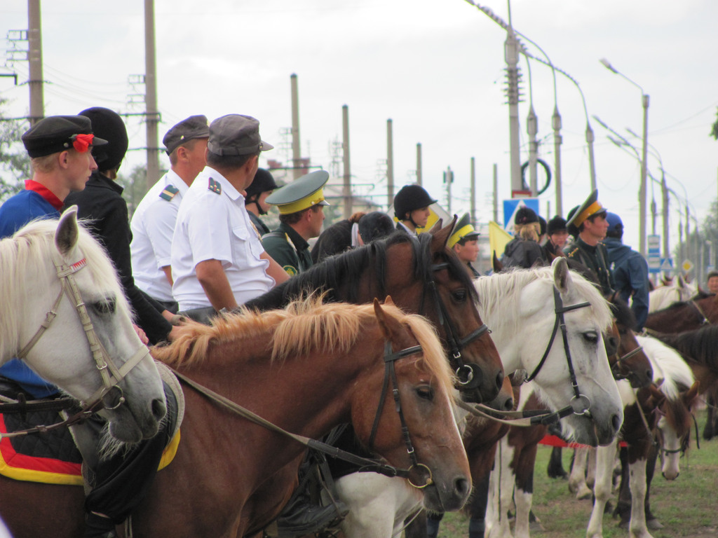 Встреча конного перехода конвента монголов мира