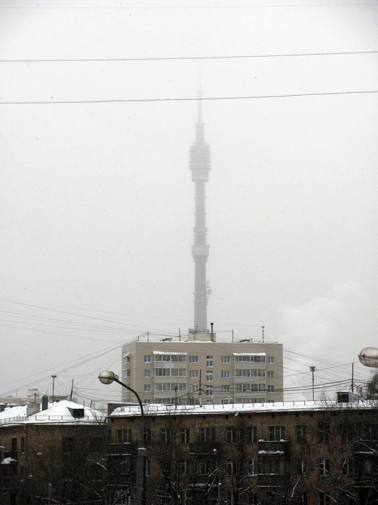 Останкинская телебашня. Февраль 2010
