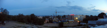 Панорамная фотография Улан-Удэ. Вид с террасы театра оперы и балета