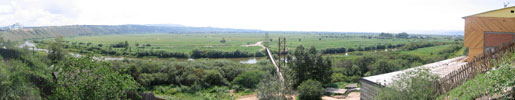 Панорамная фотография Улан-Удэ. У висячего моста на улице Бабушкина