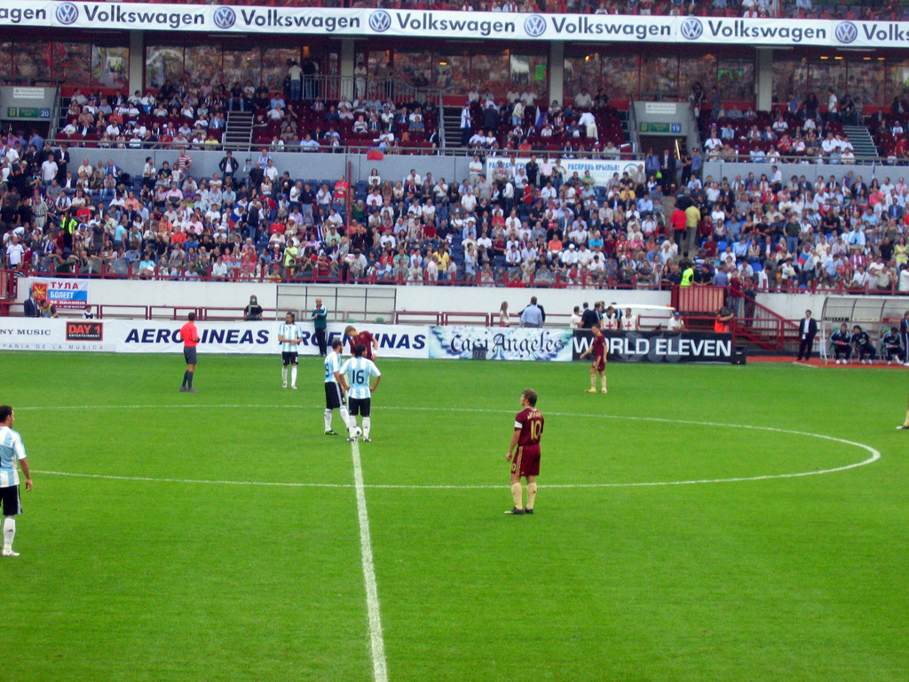 Футбол. Россия - Аргентина. Август 2009