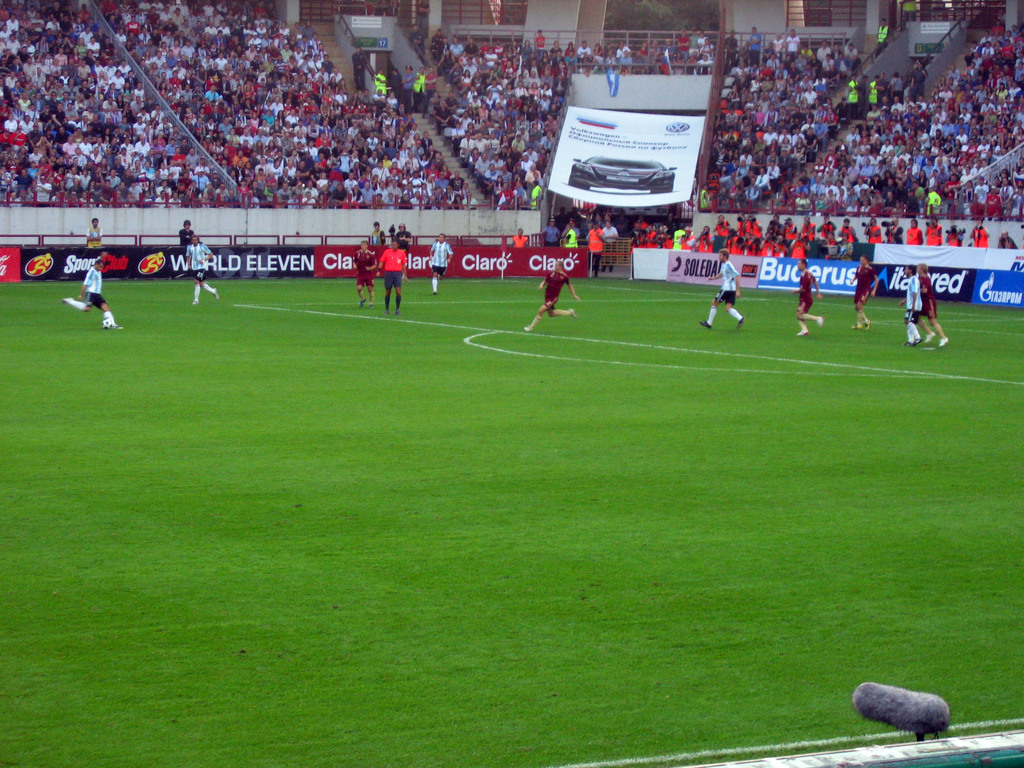 Футбол. Россия - Аргентина. Август 2009