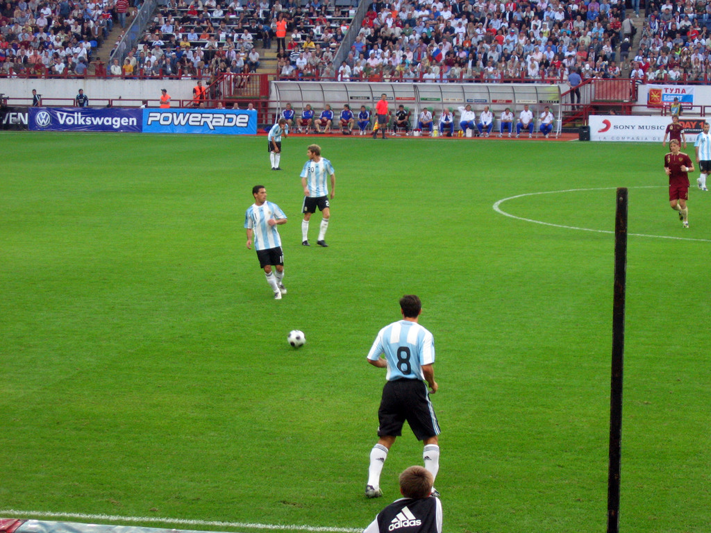 Футбол. Россия - Аргентина. Август 2009