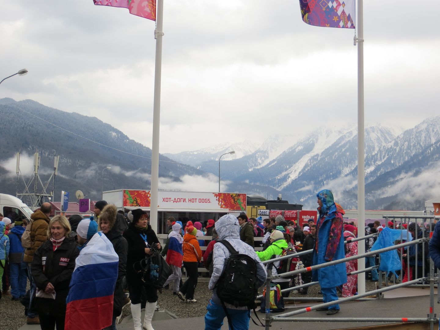 Олимпиада в Сочи. Февраль 2014. Горный кластер