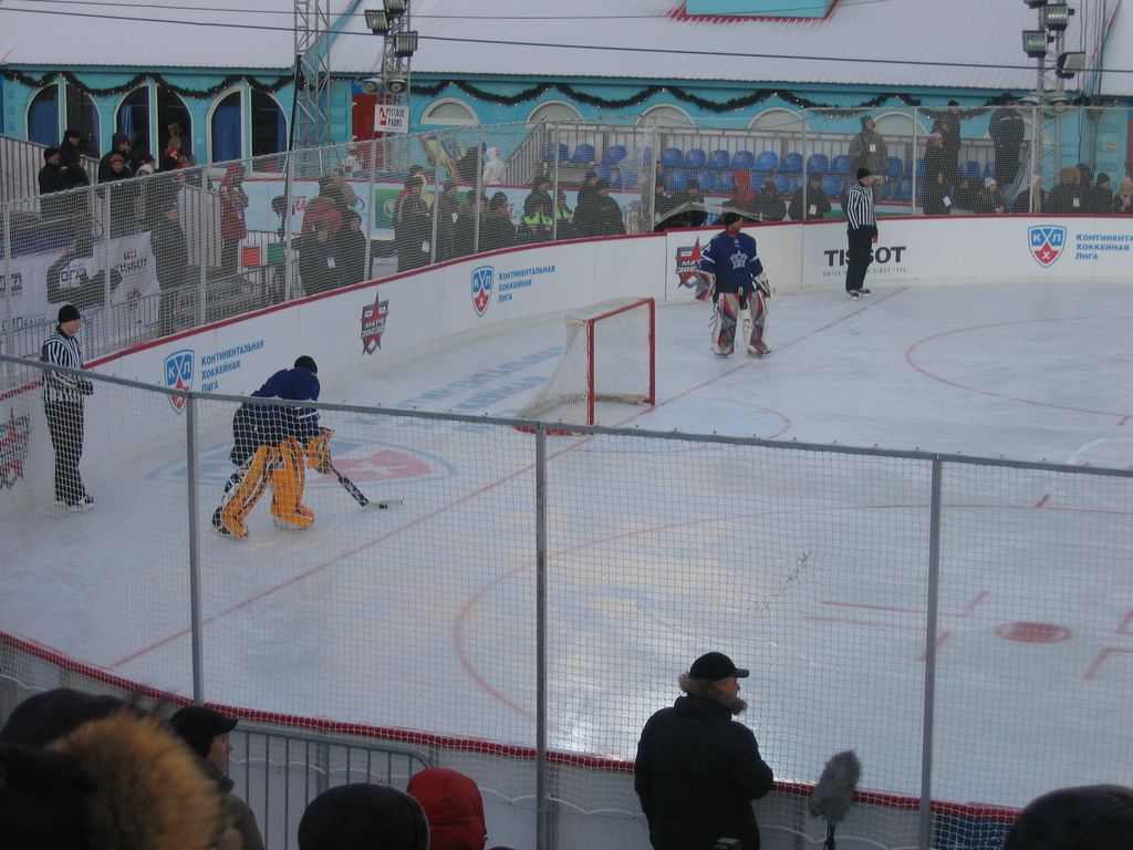 Матч звёзд КХЛ на Красной площади