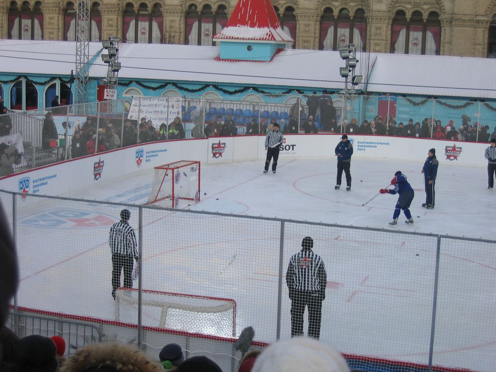Матч звёзд КХЛ на Красной площади