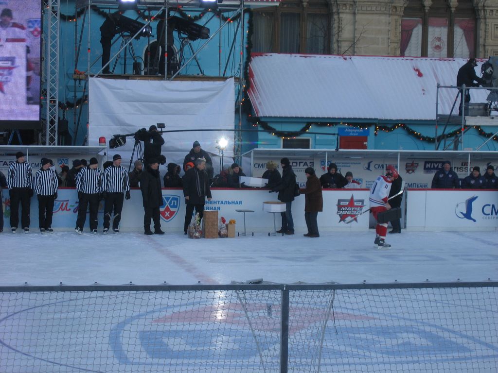 Матч звёзд КХЛ на Красной площади
