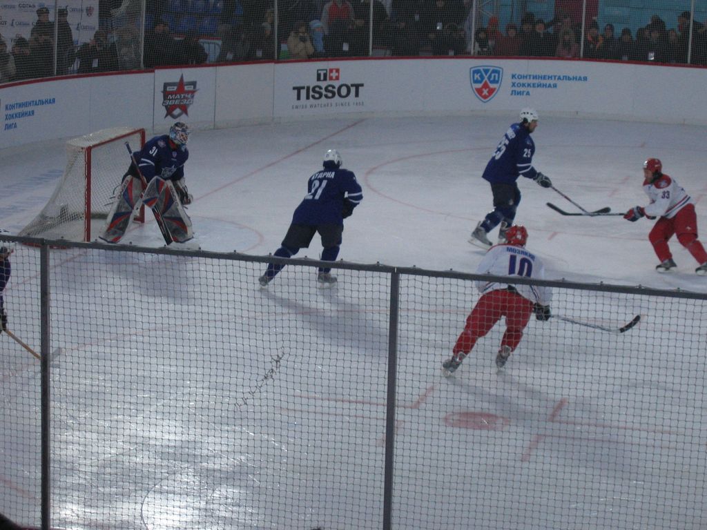 Матч звёзд КХЛ на Красной площади