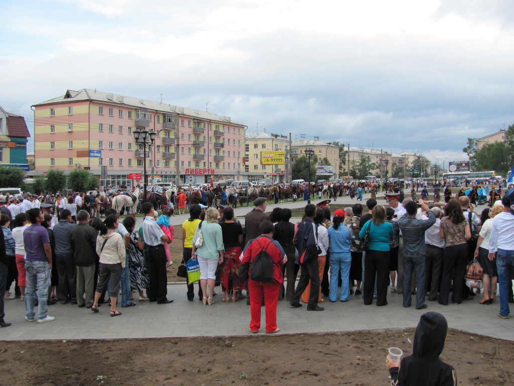 Встреча конного перехода конвента монголов мира