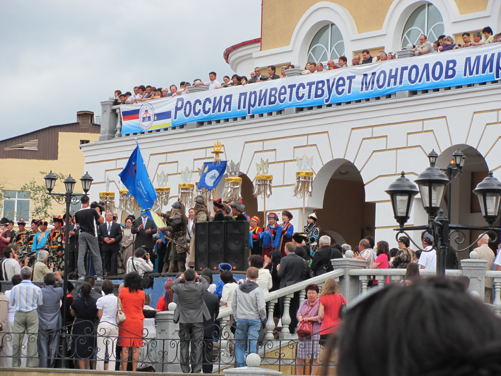 Встреча конного перехода конвента монголов мира