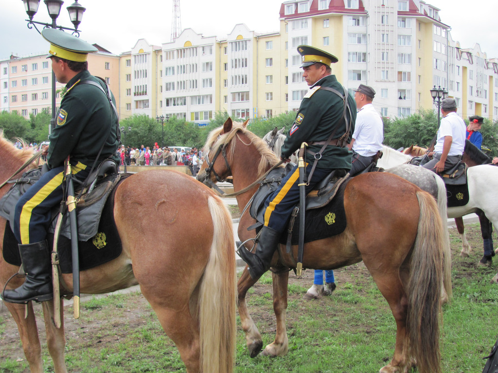 Встреча конного перехода конвента монголов мира