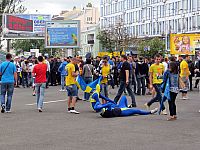 Евро 2012. Киевская фан-зона и матч Англия - Швеция
