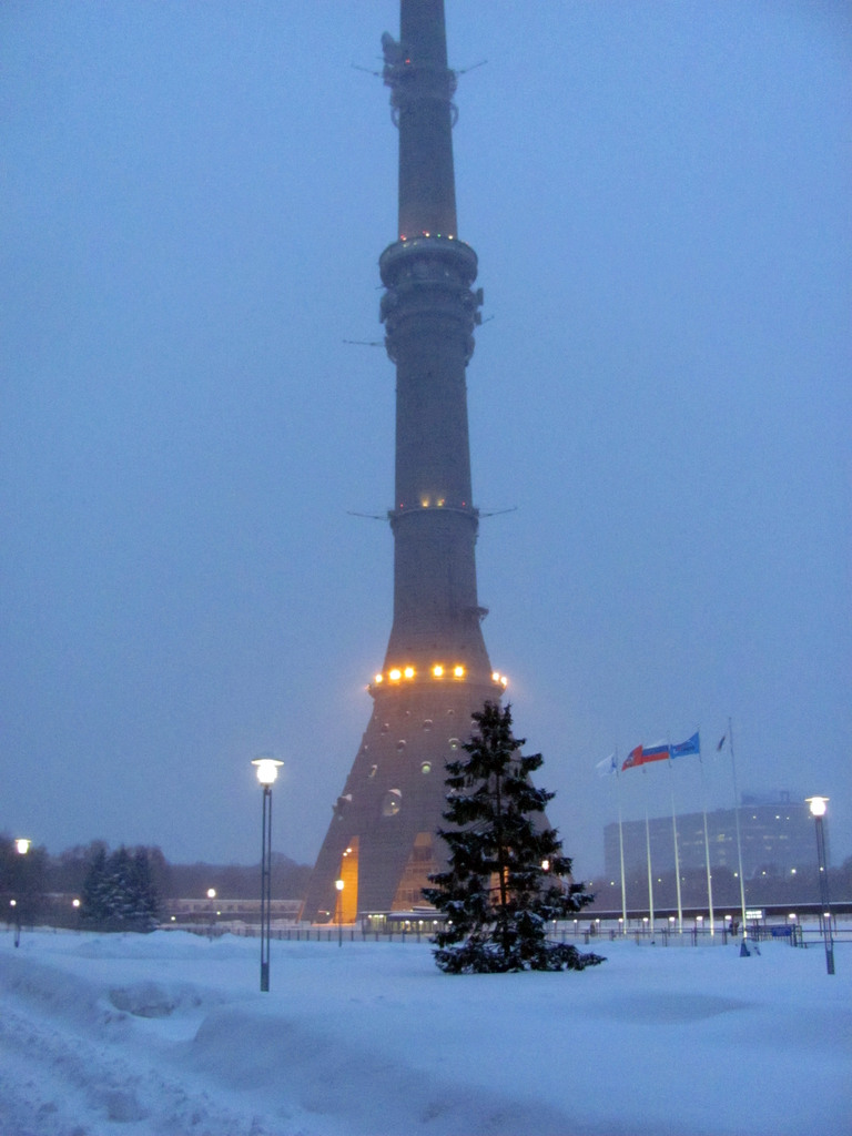 Останкинская телебашня. Февраль 2010