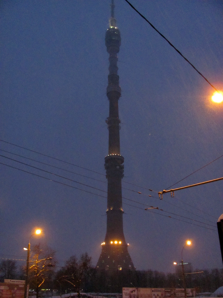Останкинская телебашня. Февраль 2010