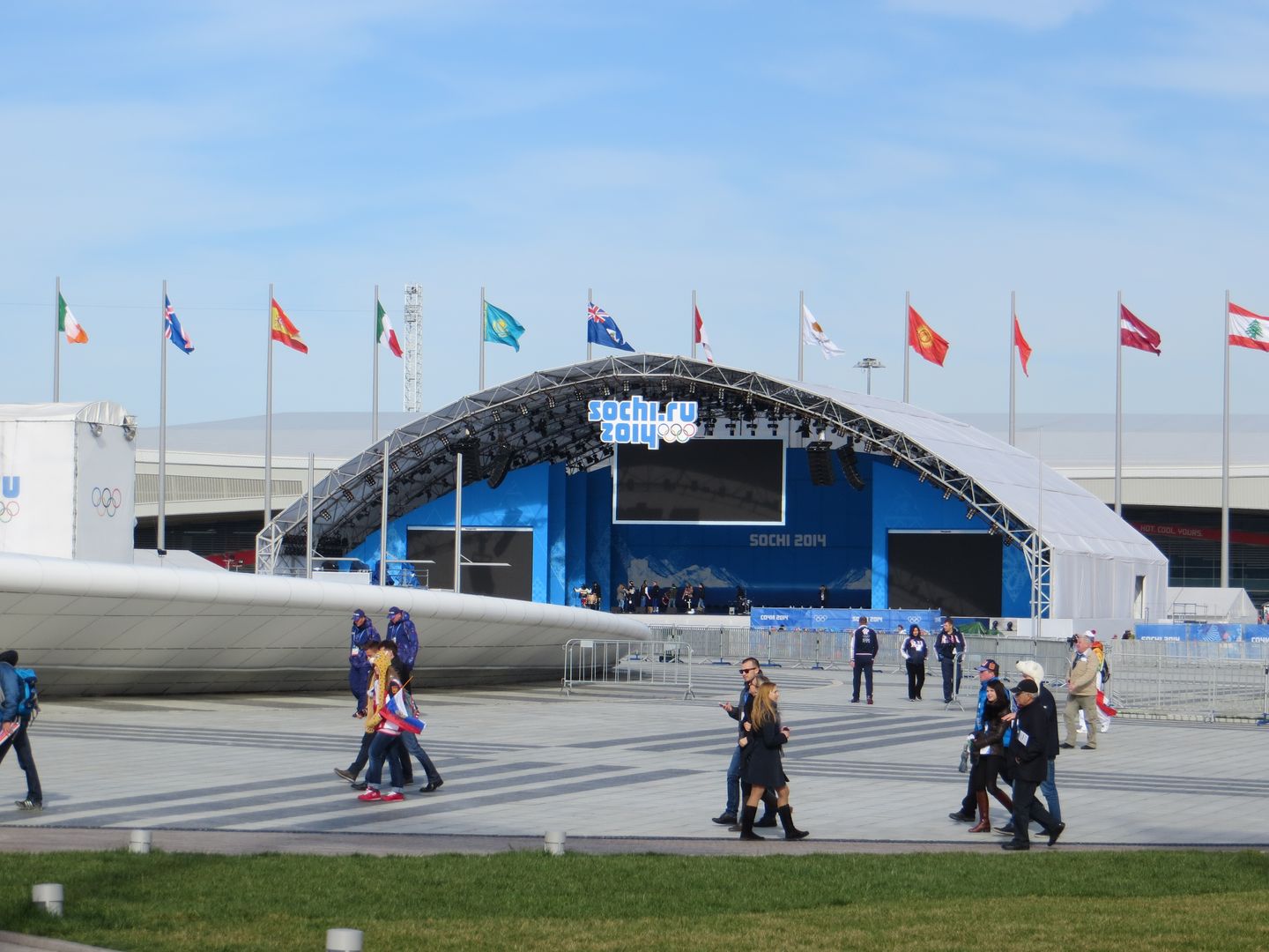 Олимпиада в Сочи. Февраль 2014. Прибрежный кластер