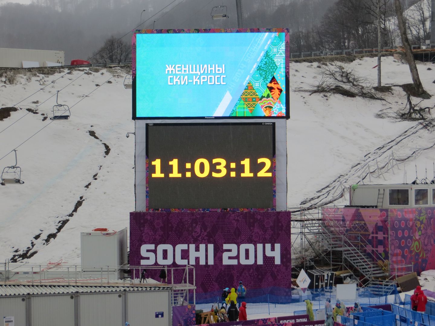 Олимпиада в Сочи. Февраль 2014. Горный кластер