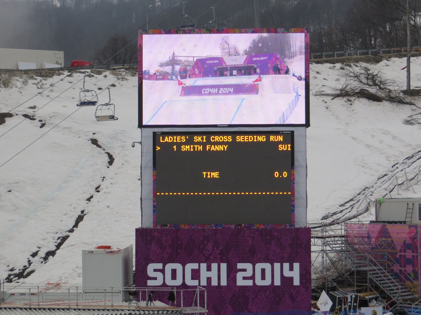 Олимпиада в Сочи. Февраль 2014. Горный кластер