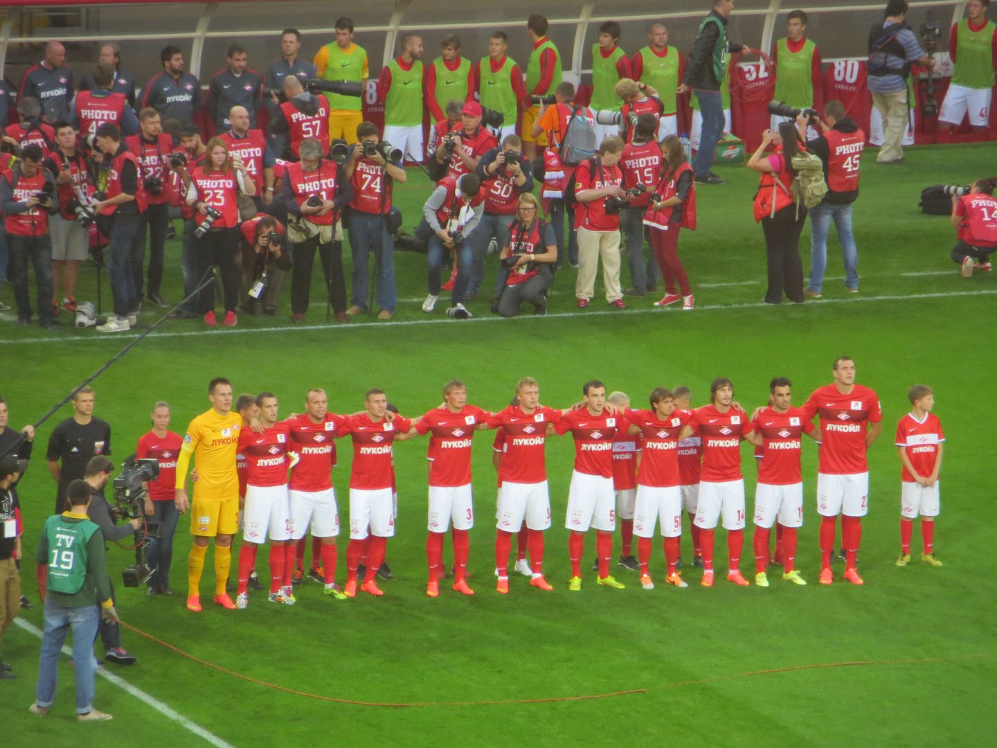 Матч открытия стадиона Спартака. 5 сентября 2014